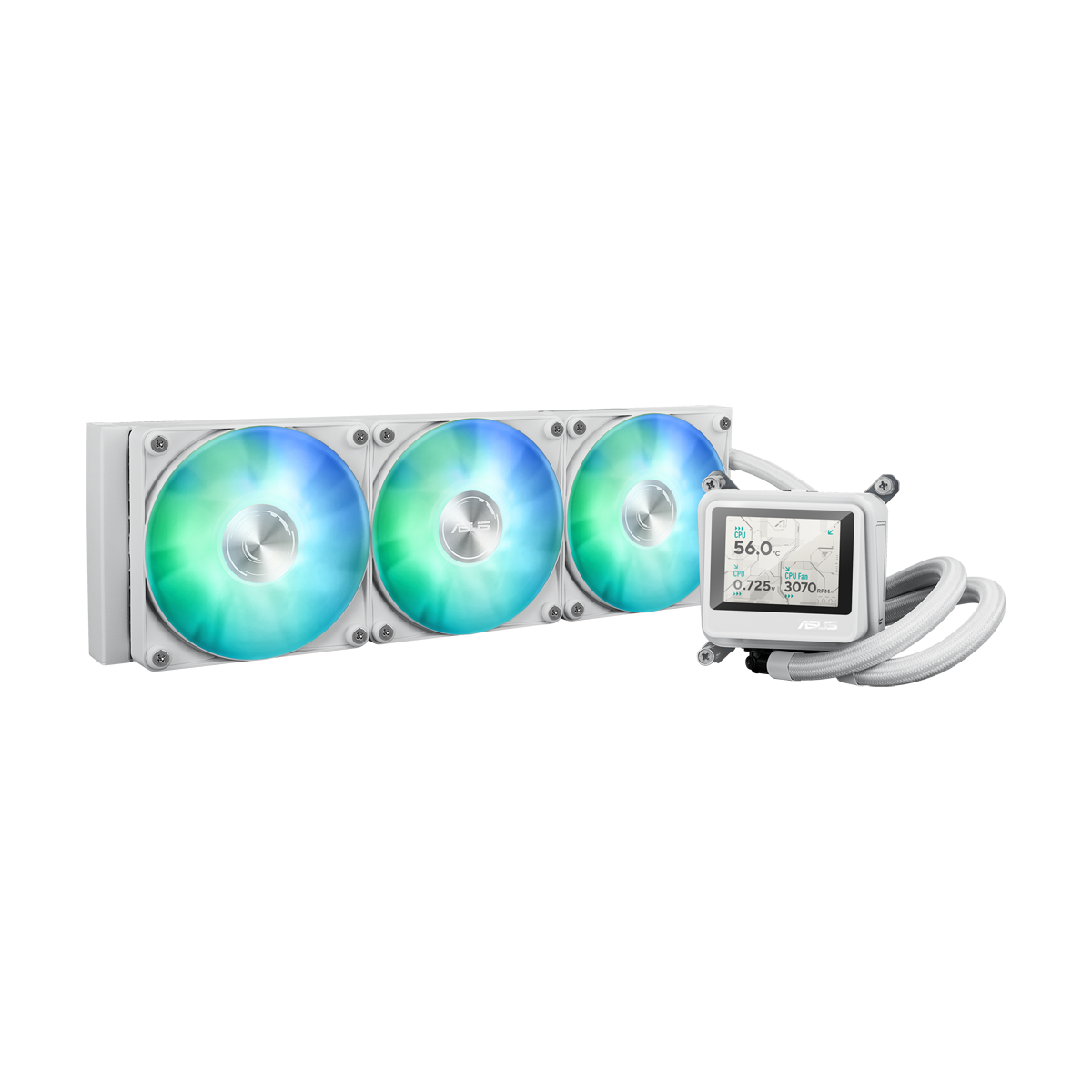 ASUS MAX Gaming LC 360 ARGB LCD White | AiO-Wasserkühlung