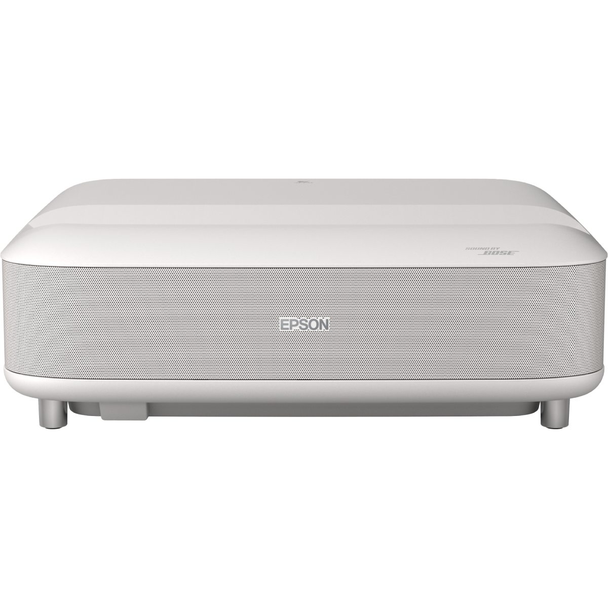 Epson Lifestudio Grand - EH-LS670W Smart-Laserprojektor 4K Diamantweiß, mit Ultrakurzdistanz-Projektion, Sound by Bose, Google T