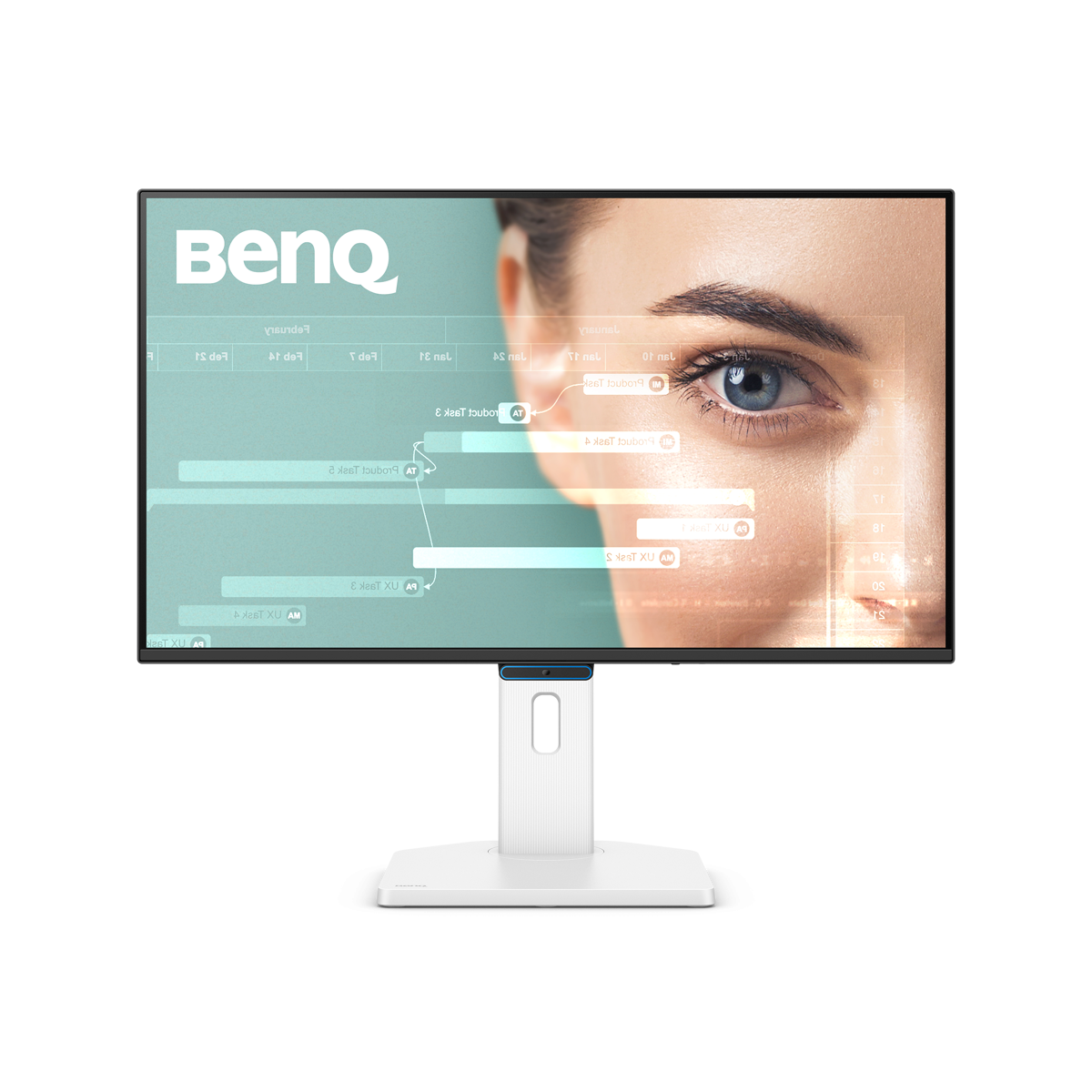 BenQ GW2790TC Office Monitor 68,58 cm (27 Zoll) schwarz/weiß FHD, 16:9, 5 ms, 250 cd/m², IPS, 1× USB-C