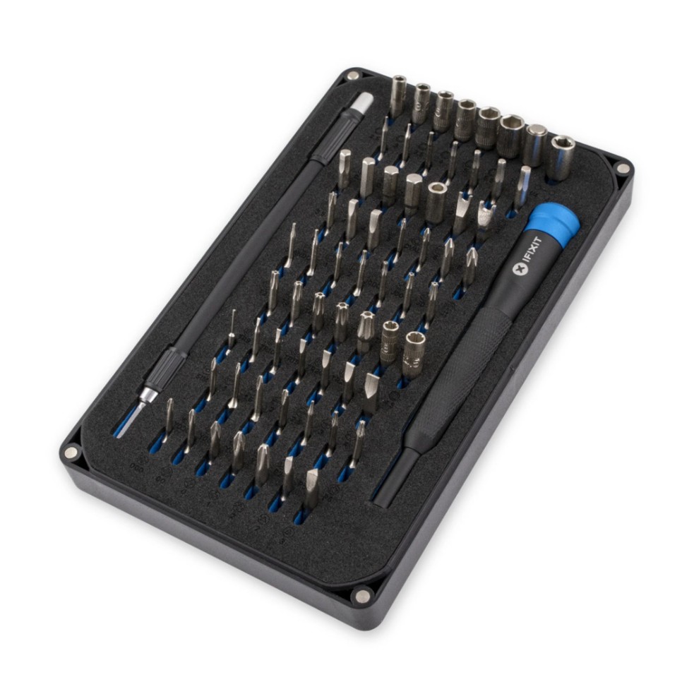 iFixit Mako 64 Bit Driver Kit 64-teiliges Bit Set für alle gängigen Schraubenprofile