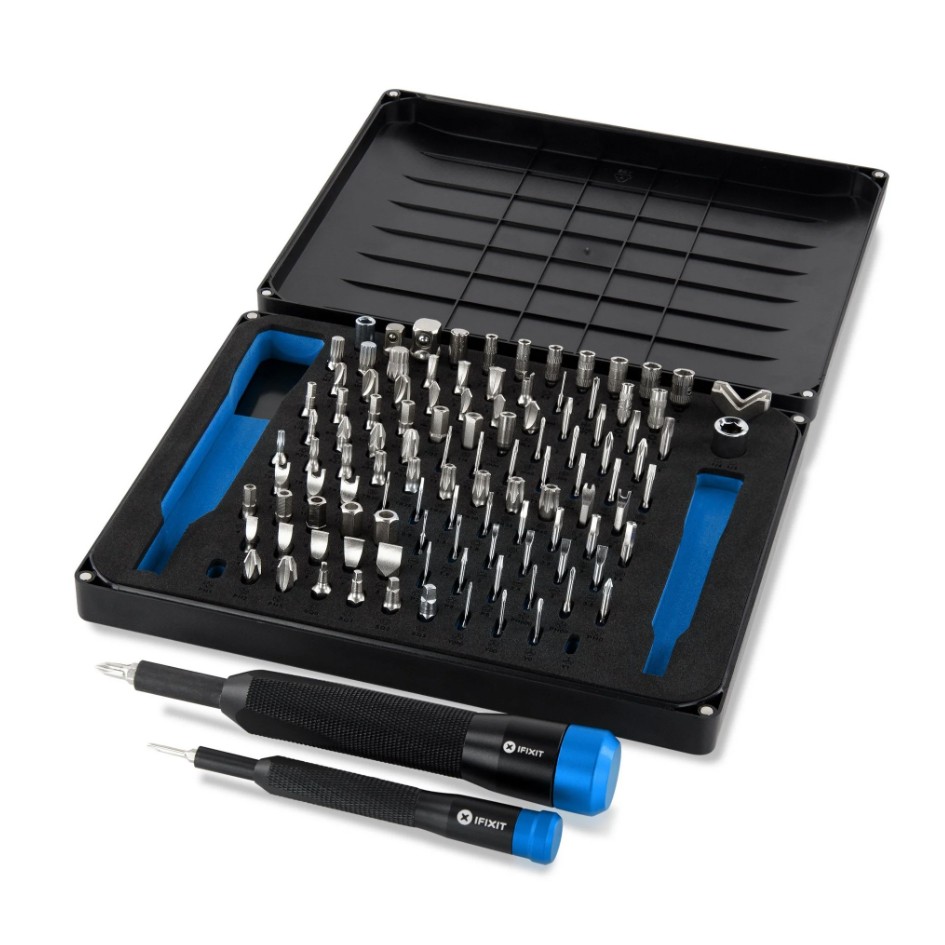 iFixit Manta Kit (112 DBK) 112 Präzisions-Bits und 2 ergonomisch geformte Bithalter
