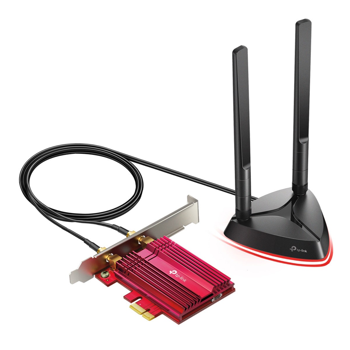 TP-Link Archer TX3000E WiFi 6 Bluetooth 5.0 Adapter AX3000 Dualband, PCI Express, 2x Externe Antenne