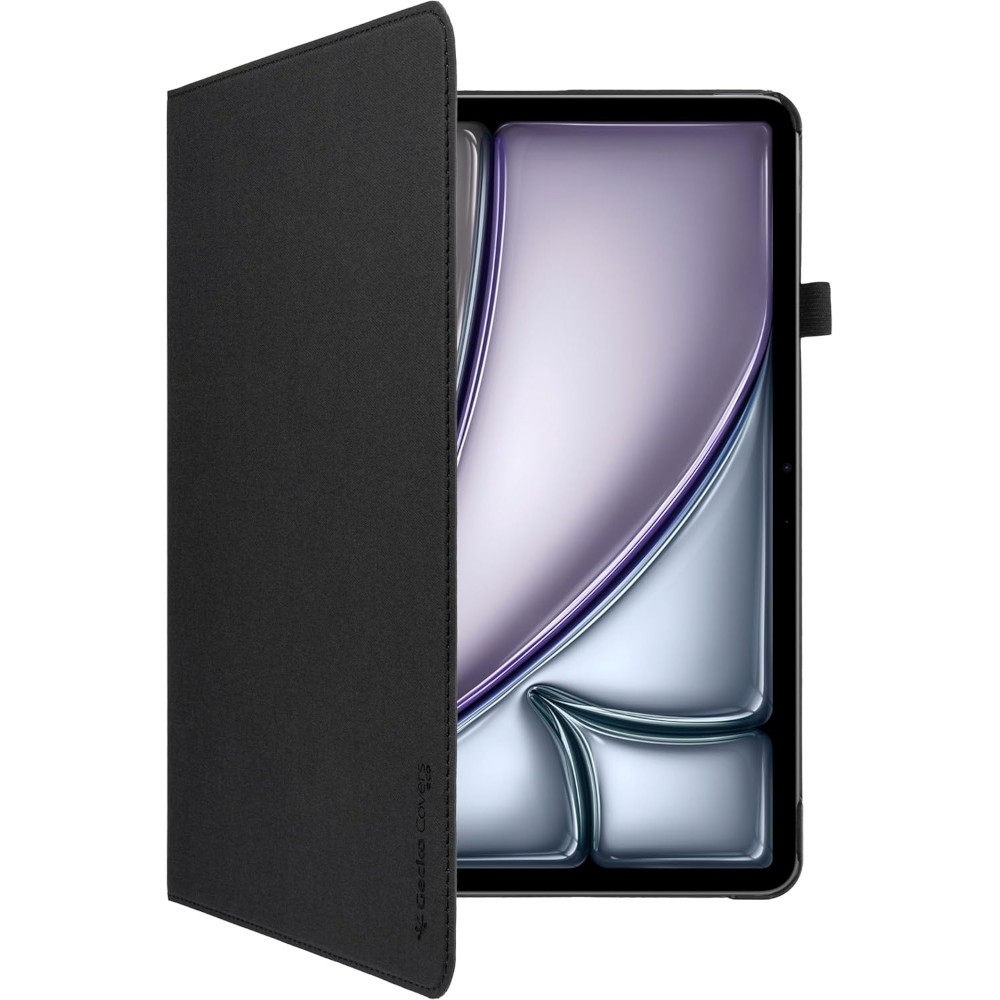 GeckoCovers EasyClick Eco Klapphülle für iPad Air 13 Zoll (2024) M2 - Schwarz