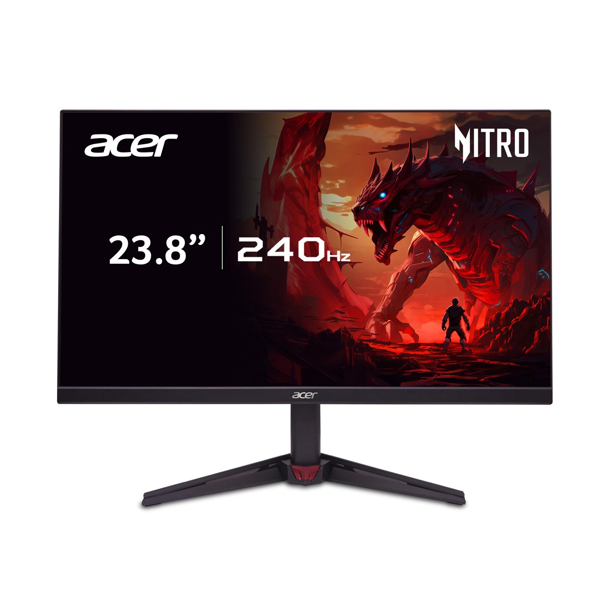 Acer Nitro VG0 (VG240YW3bmiipx) 23,8" Full-HD Gaming Monitor 60,5 cm (23,8 Zoll), IPS, 240Hz, 99% sRGB, 2x HDMI (2.0), DP (1.4),