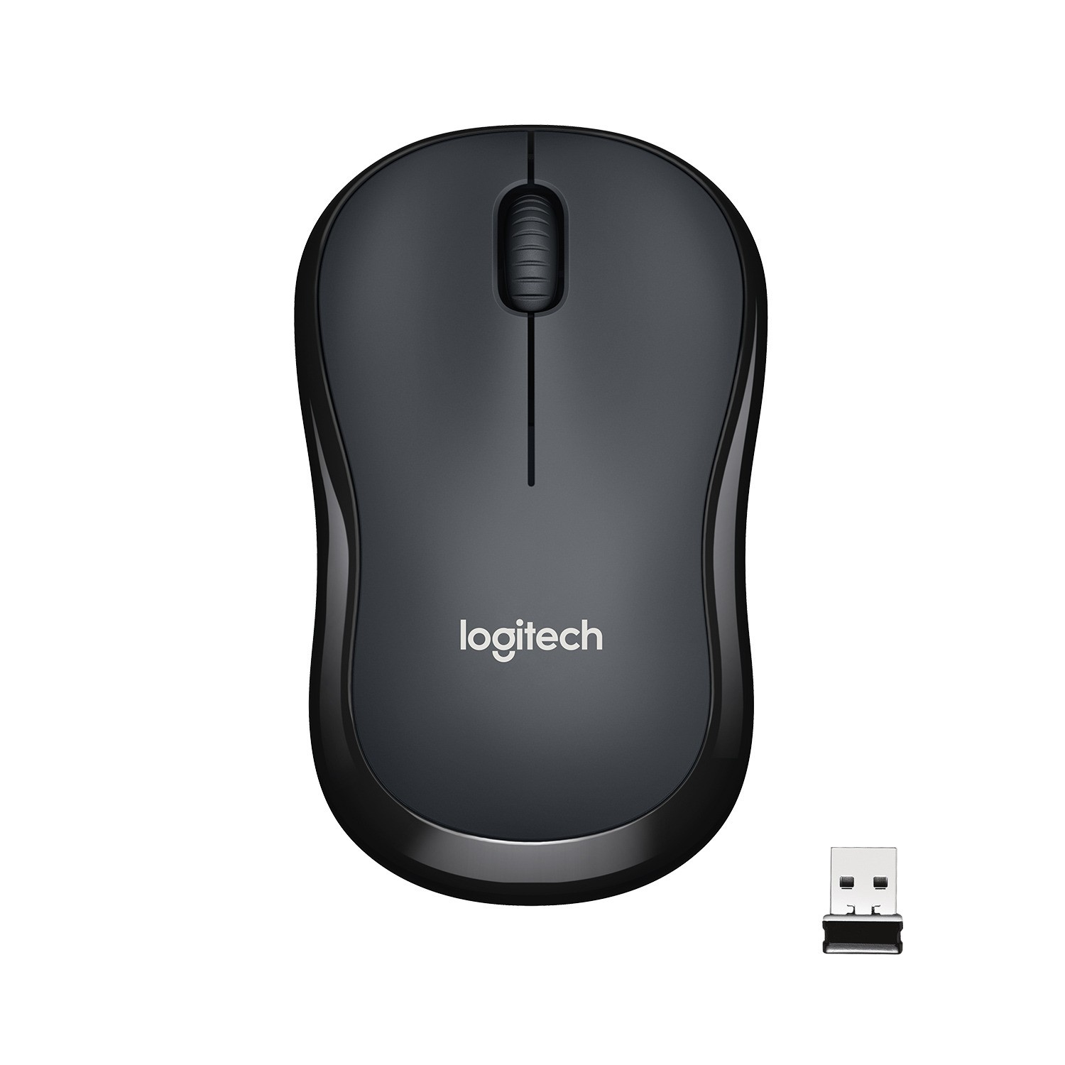 Logitech M220 Silent Maus, schwarz