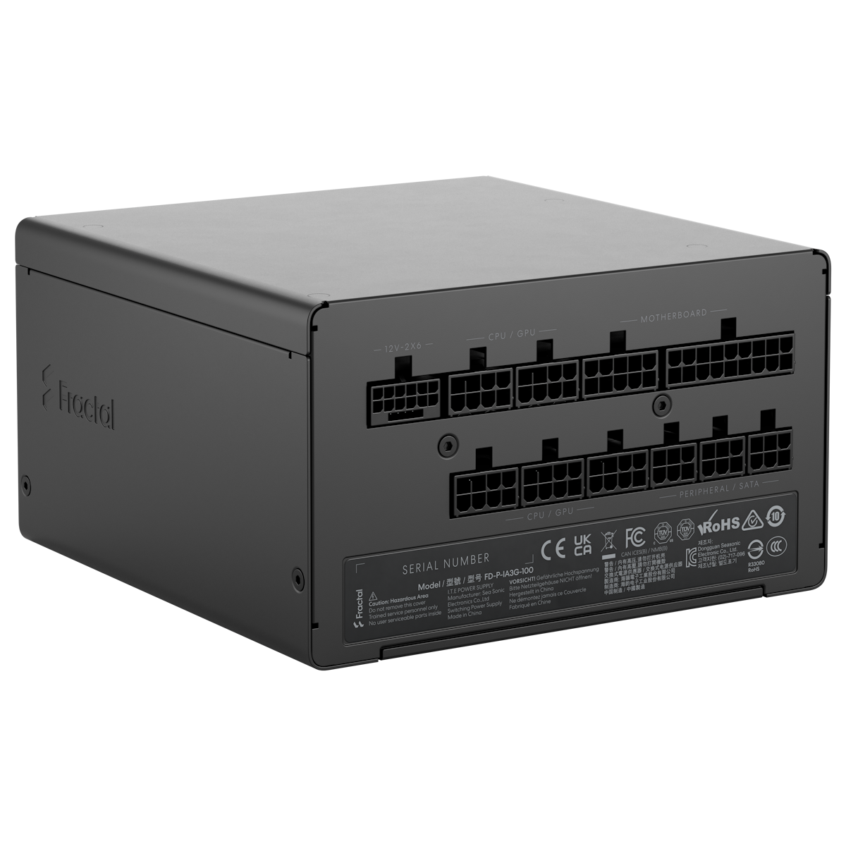 Fractal Design Ion 3 Gold 1000W Black | PC-Netzteil