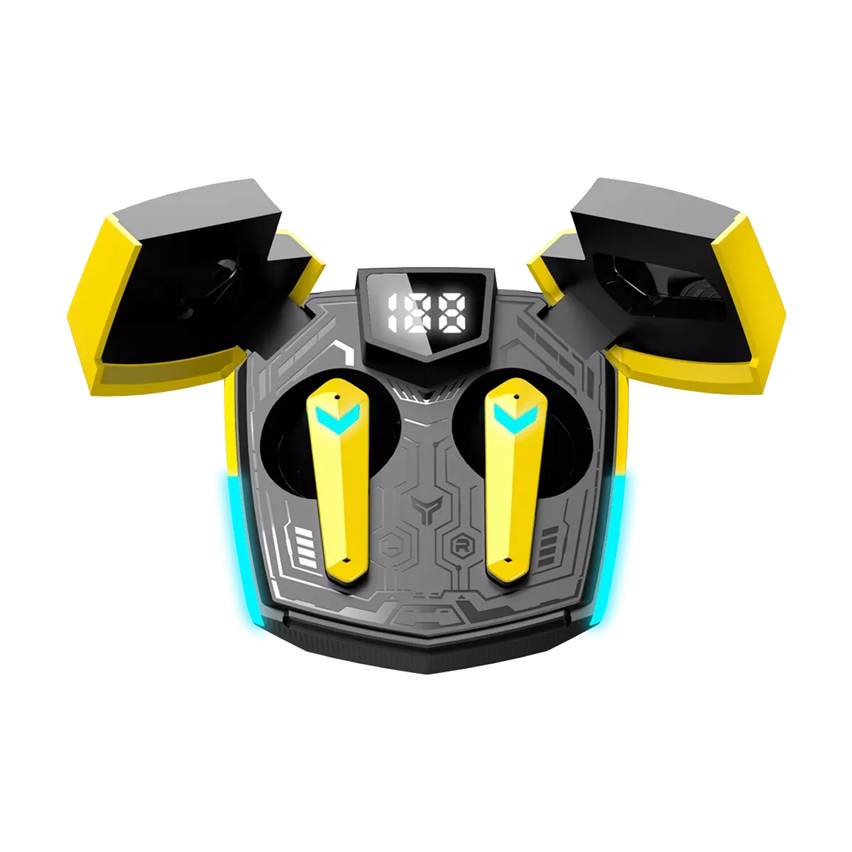 CANYON In-Ear Kopfhörer GTWS-2 Bluetooth 5.3, Berührungssteuerung, Gaming Yellow