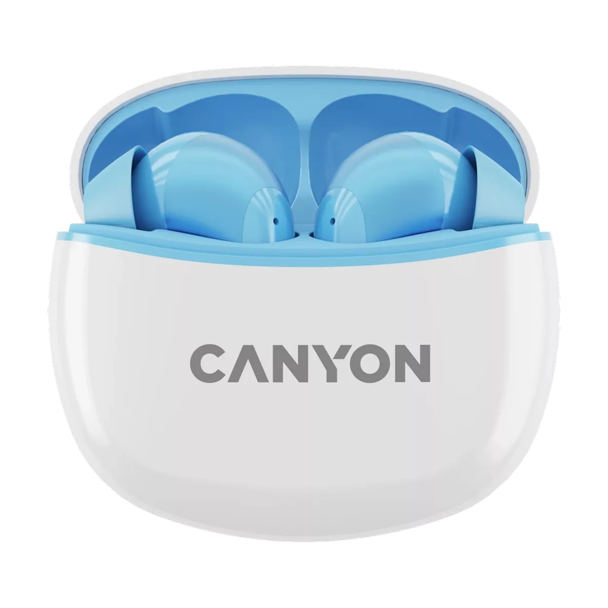 CANYON In-Ear Kopfhörer TWS-5, Blue Bluetooth 5.3, Berührungssteuerung, Ladeeingang: USB-C