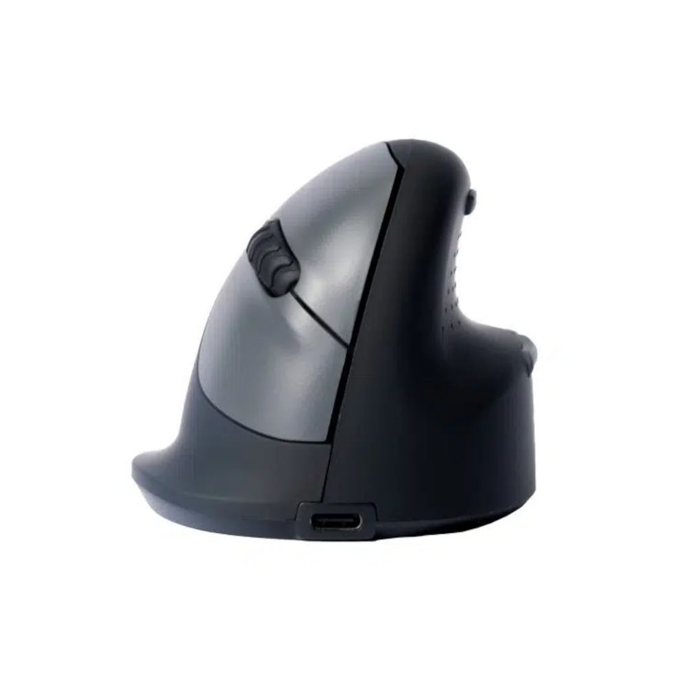 R-GO HE Maus - ergonomische Maus, Größe L, für Rechtshänder, vertikale Maus, 4 Tasten, kabellos