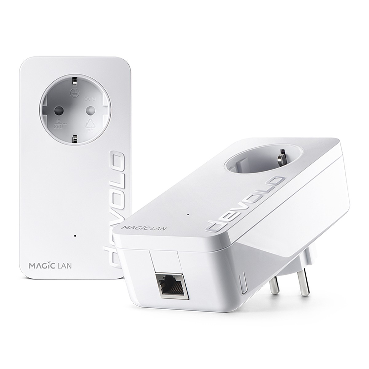 devolo Magic 2 LAN Powerline Starter Kit Powerline bis zu 2.400 Mbit/s, 1x Gigabit LAN (pro Einheit)