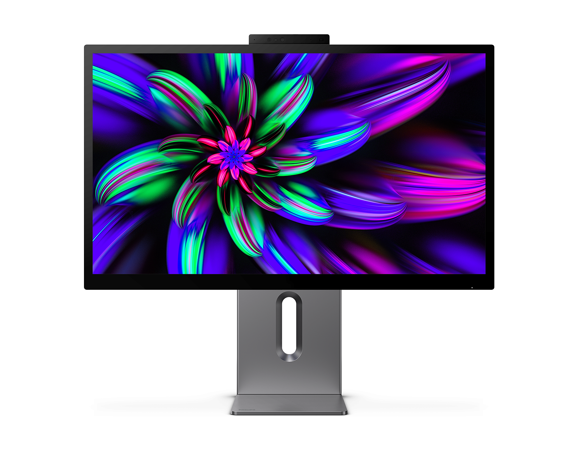 Philips 27E3U7903 27 Zoll 5K Ultra HD+ Monitor, Webcam, höhenverstellbar, grau