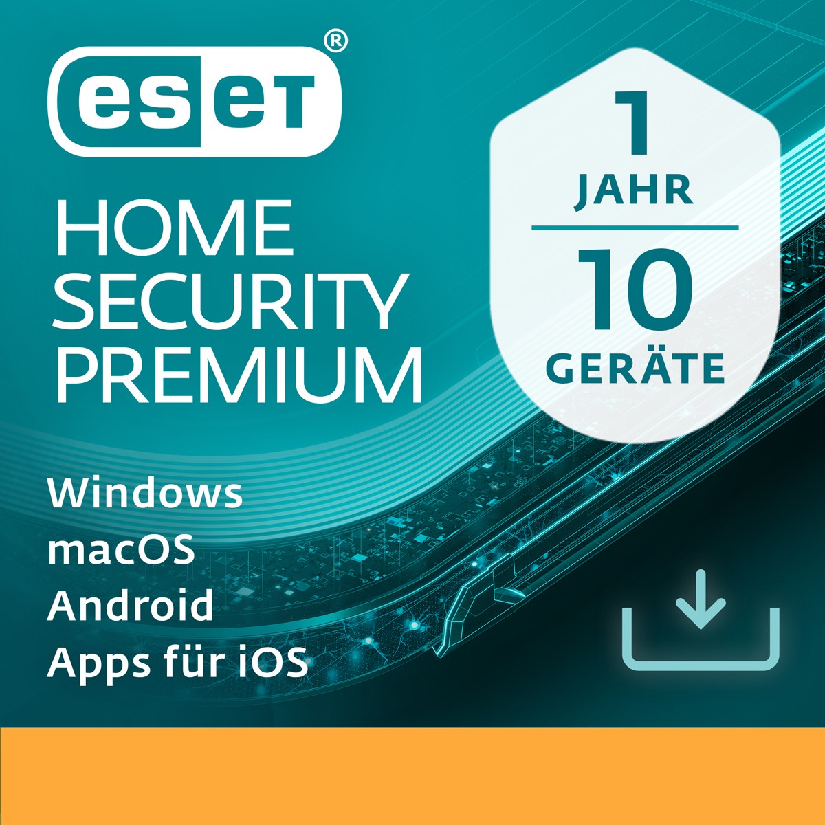 ESET HOME Security Premium [10 Geräte - 1 Jahr]