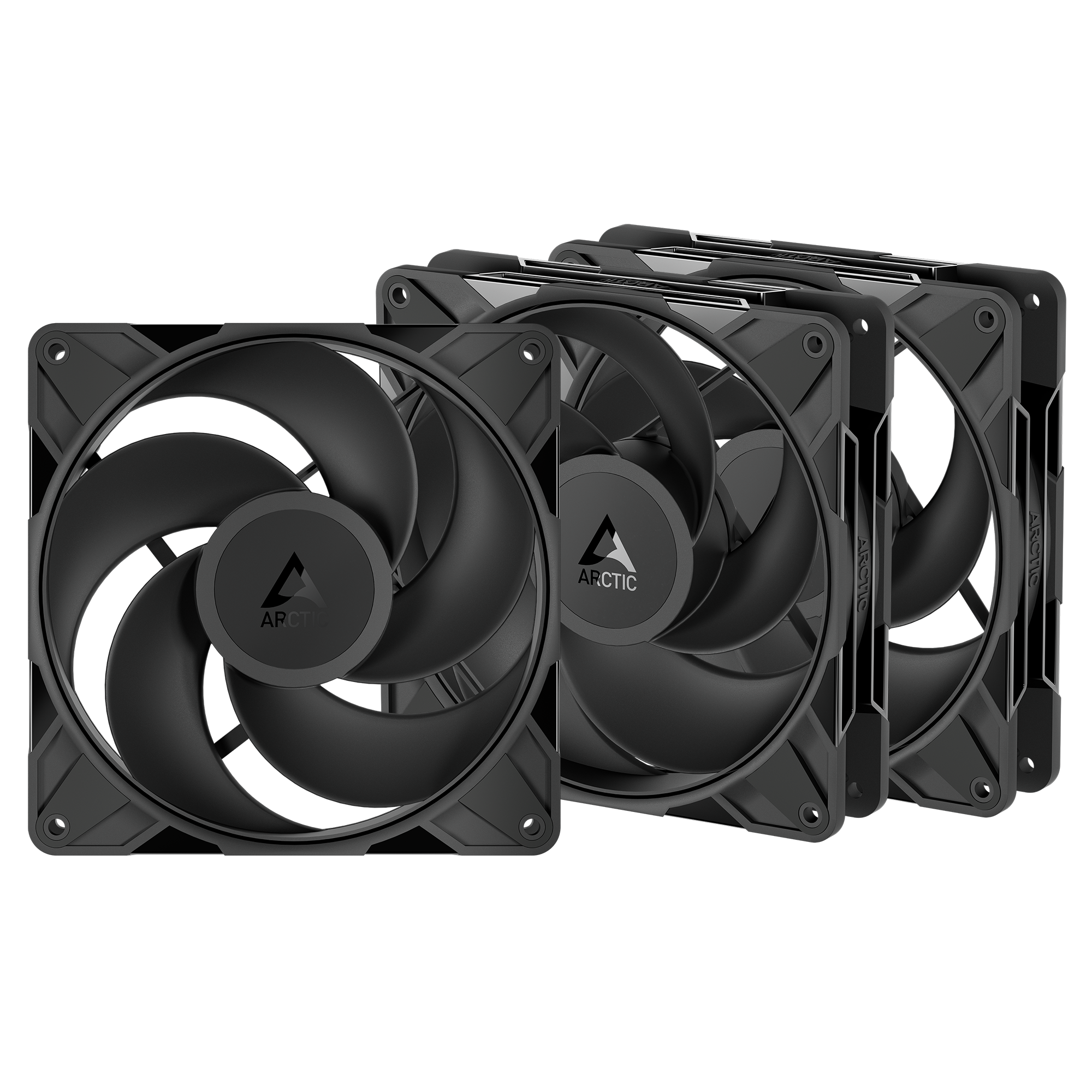 ARCTIC P14 PRO Reverse schwarz 3er-Pack | Gehäuselüfter