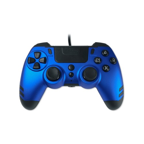 STEELPLAY - CONTROLLER FÜR PC UND PS4 kabelgebundener Controller für PC und PS4, blau