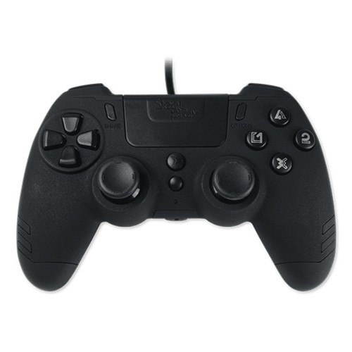 STEELPLAY - CONTROLLER FÜR PC UND PS4 kabelgebundener Controller für PC und PS4, schwarz