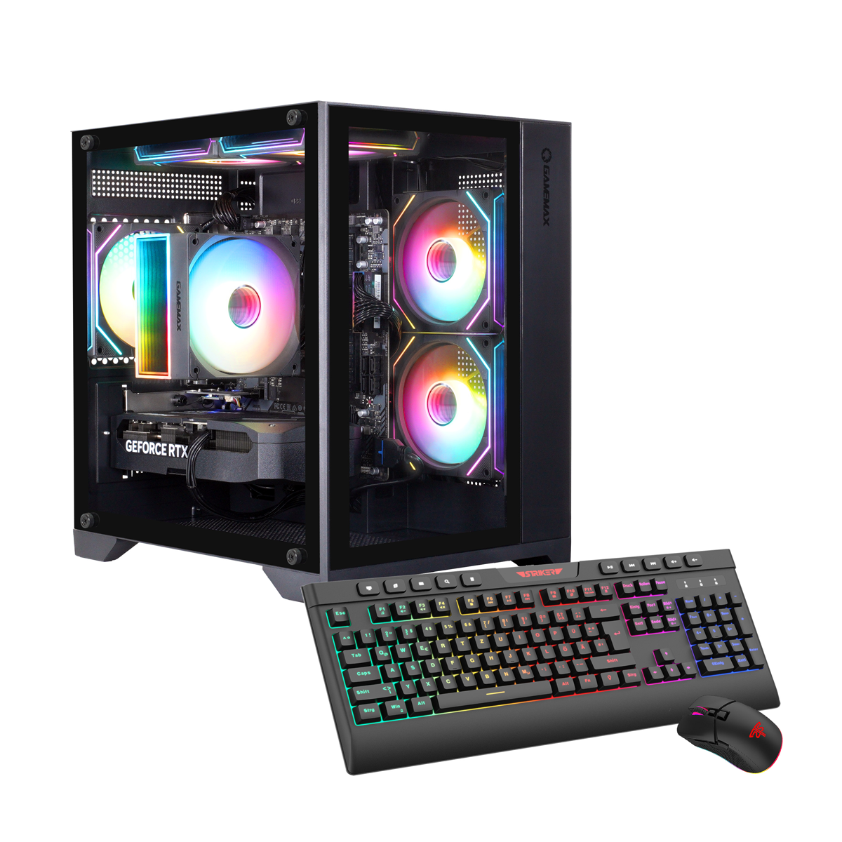 Hyrican Infinity Mini BK 7852 AMD Ryzen 5 9600X 16GB DDR5 RAM 1TB SSD NVIDIA GeForce RTX 5060Ti (16GB GDDR7) Windows 11 Home