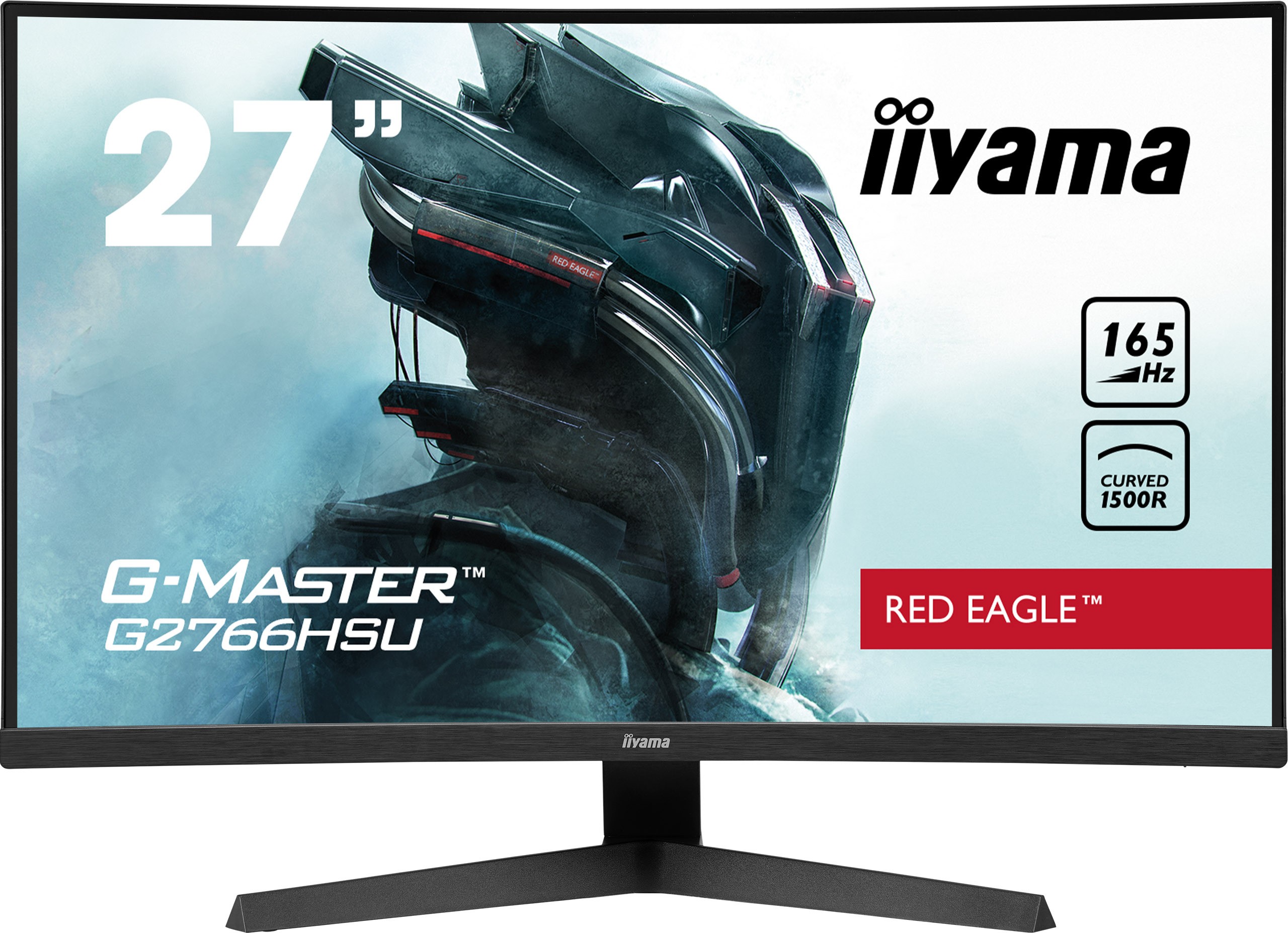 Iiyama G-Master G2766HSU-B1 Gaming Monitor - 69 cm (27 Zoll), Curved 1500R, 165 Hz