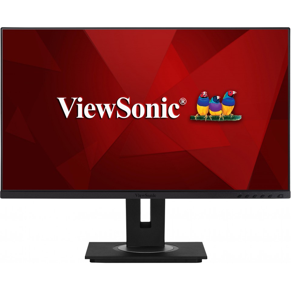 ViewSonic VG2748A-2 LED Office Monitor 68,58 cm (27 Zoll) Vielseitiger Standfuß und 3 Seiten rahmenlos, Full HD, 16:9, 5ms, IPS,