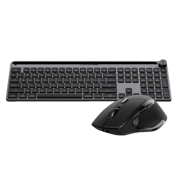 Jlab Work Bundle DE-Layout JBuds Mouse & Epic Keybord Verbindung über Bluetooth oder USB Dongle, Ergonomisches Design