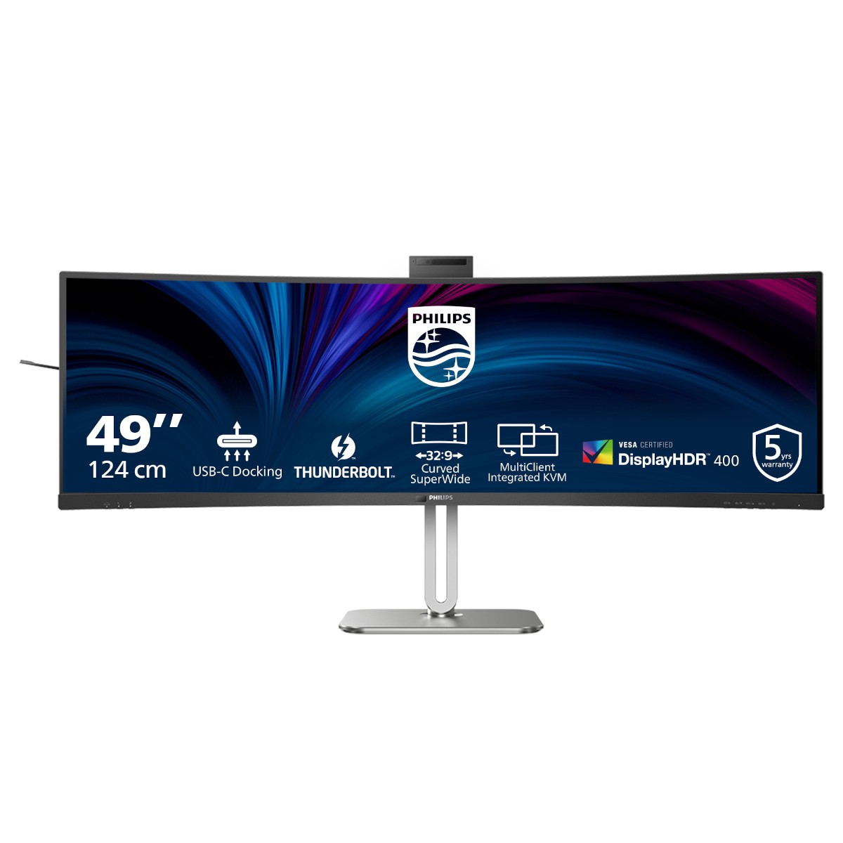 Philips 49B2U6903CH 49 Zoll - Curved Office Monitor VA, DQHD, 120 Hz