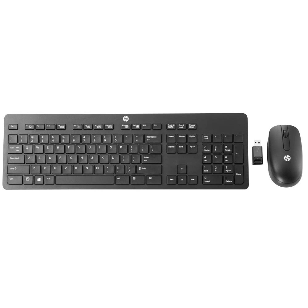 HP 230 Kabellose Maus und Tastatur-Kombination (Schwarz),DE