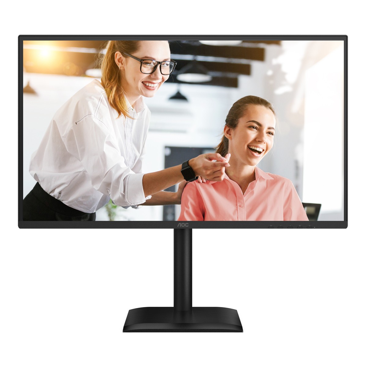 AOC Q27E4CV QHD Office Monitor 27 Zoll QHD Office Monitor IPS-Panel, 4ms, 120Hz, Lautsprecher, Höhenverstellbar