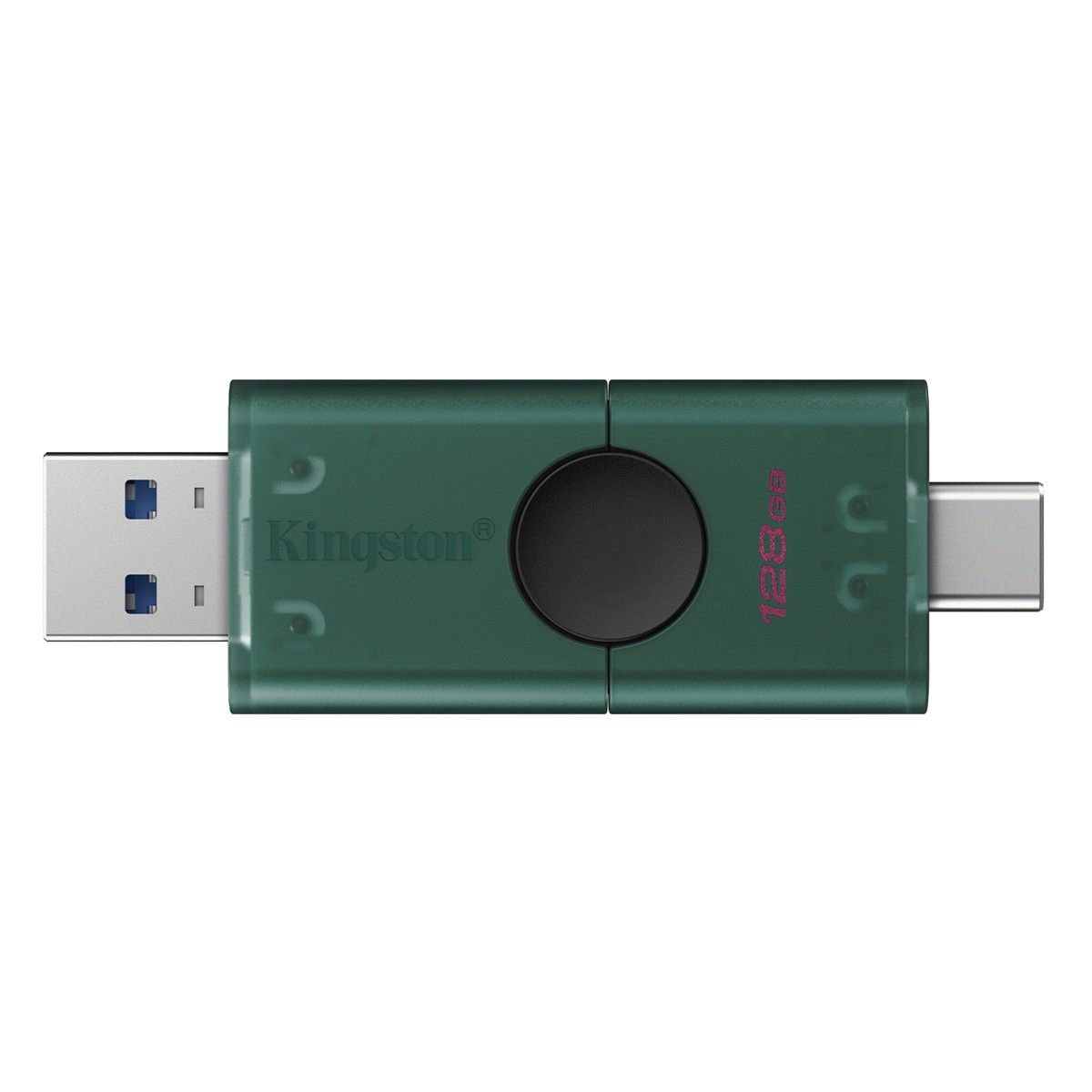 Kingston DataTraveler Duo Typ-A/Typ-C 128GB USB-Stick Dual-Slider, USB 3.2 Gen 1x1 (5 Gbit/s)