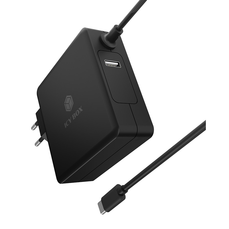 ICYBOX Steckerladegerät für USB Power Delivery Schnell aufladen