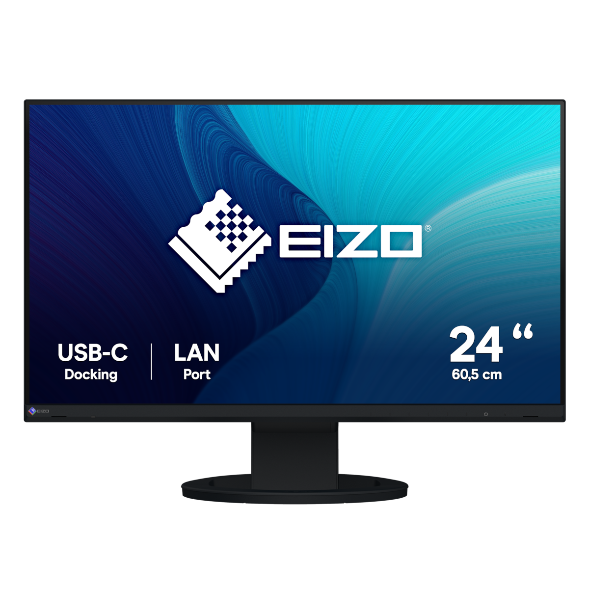 Eizo FlexScan EV2490-BK Office Monitor - 60.5 cm (23.8 Zoll), IPS, USB-C
