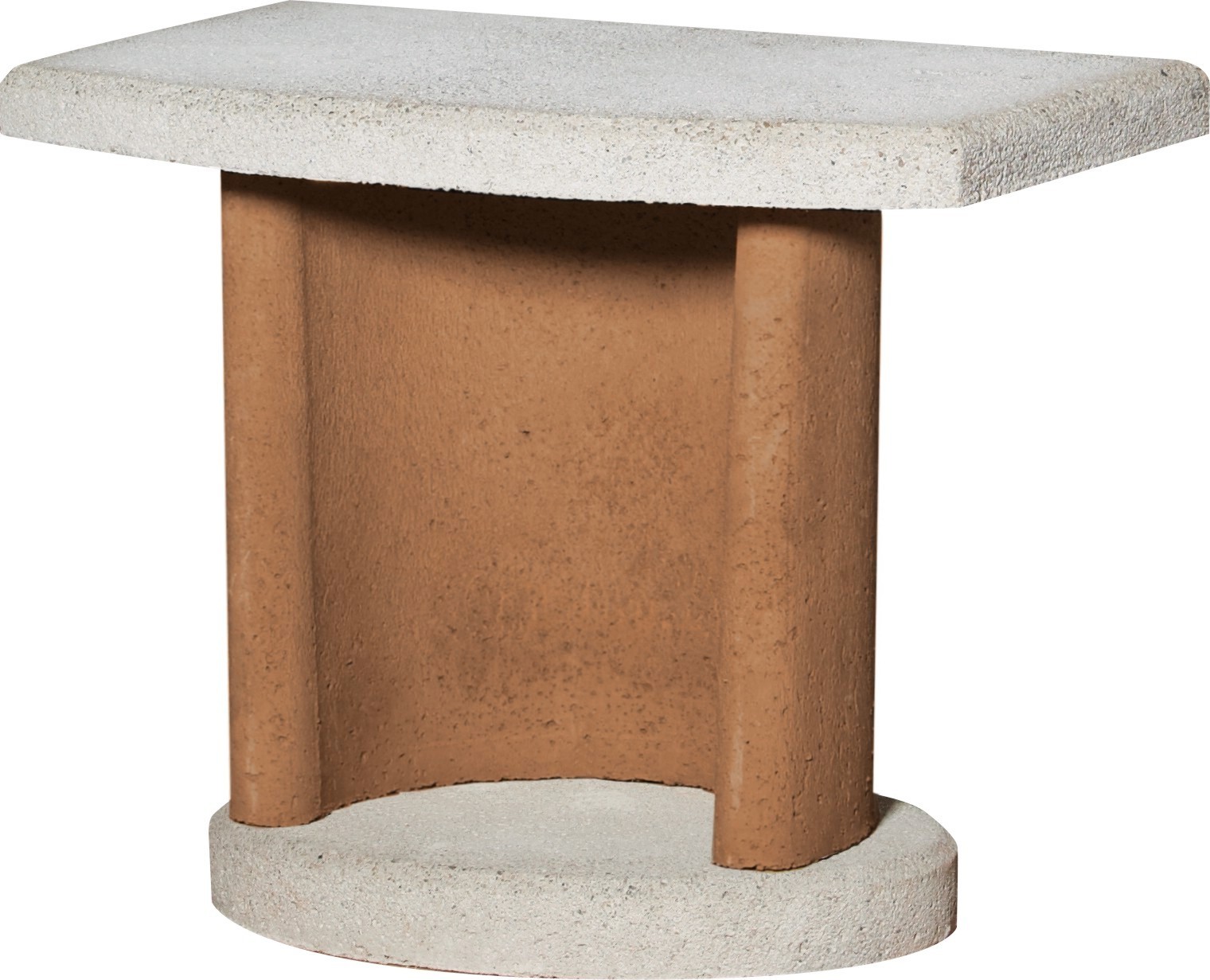 Beistelltisch Georgia terra-weiß