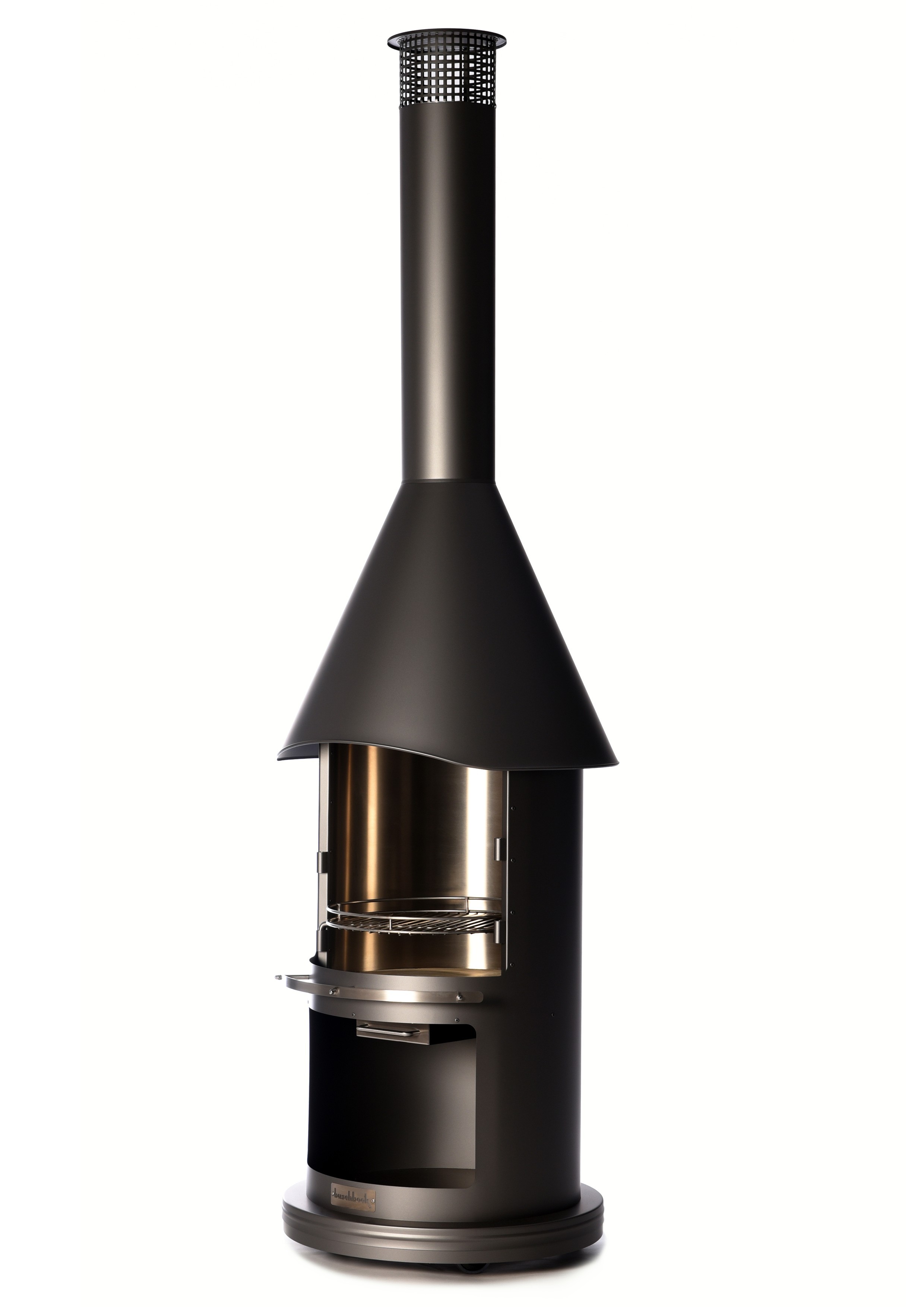 Edelstahlgrill Auckland dunkelgrau