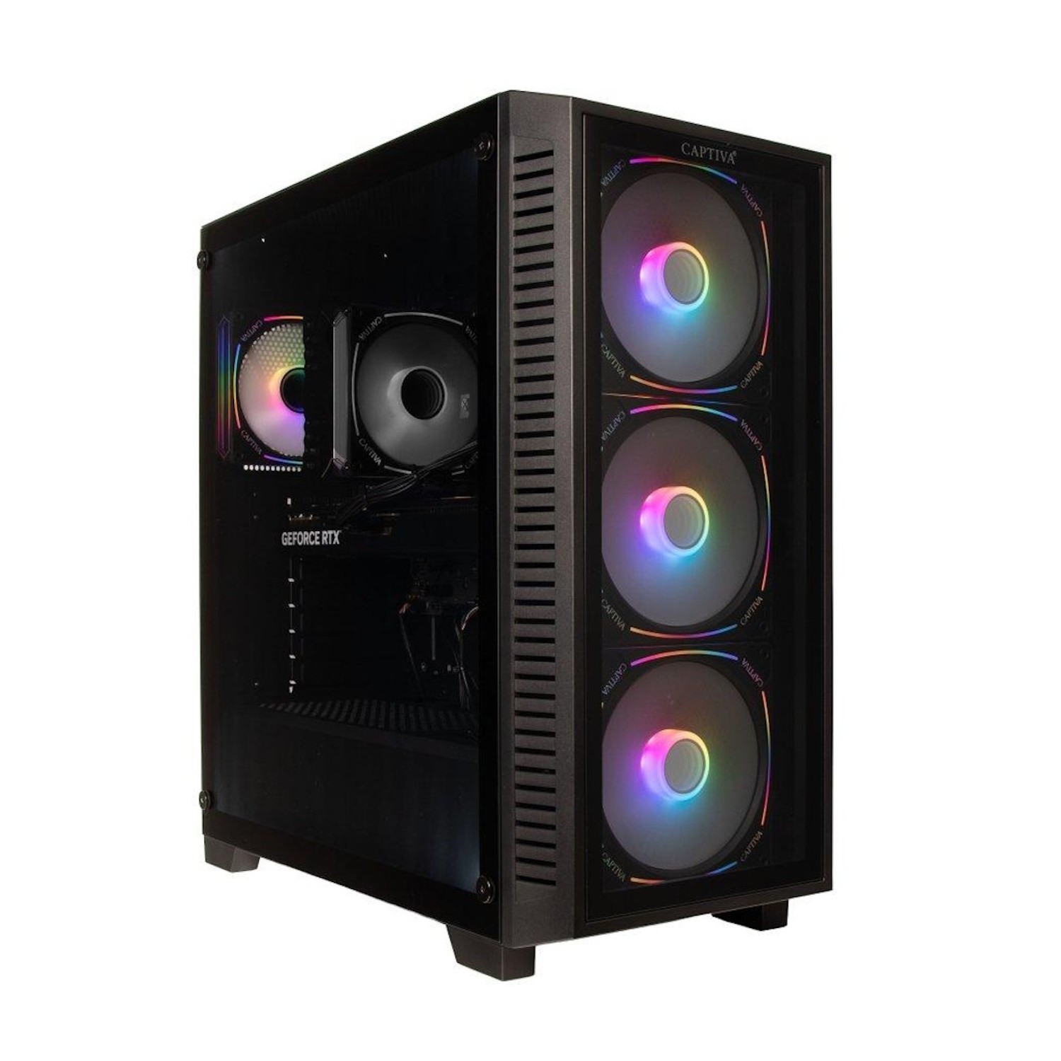 Captiva PC Highend Gaming I89-832 Intel Core Ultra 7 265KF, 32GB DDR5 RAM, 1TB M.2 SSD, Nvidia Geforce RTX 5070 (12GB GDDR7), Z8