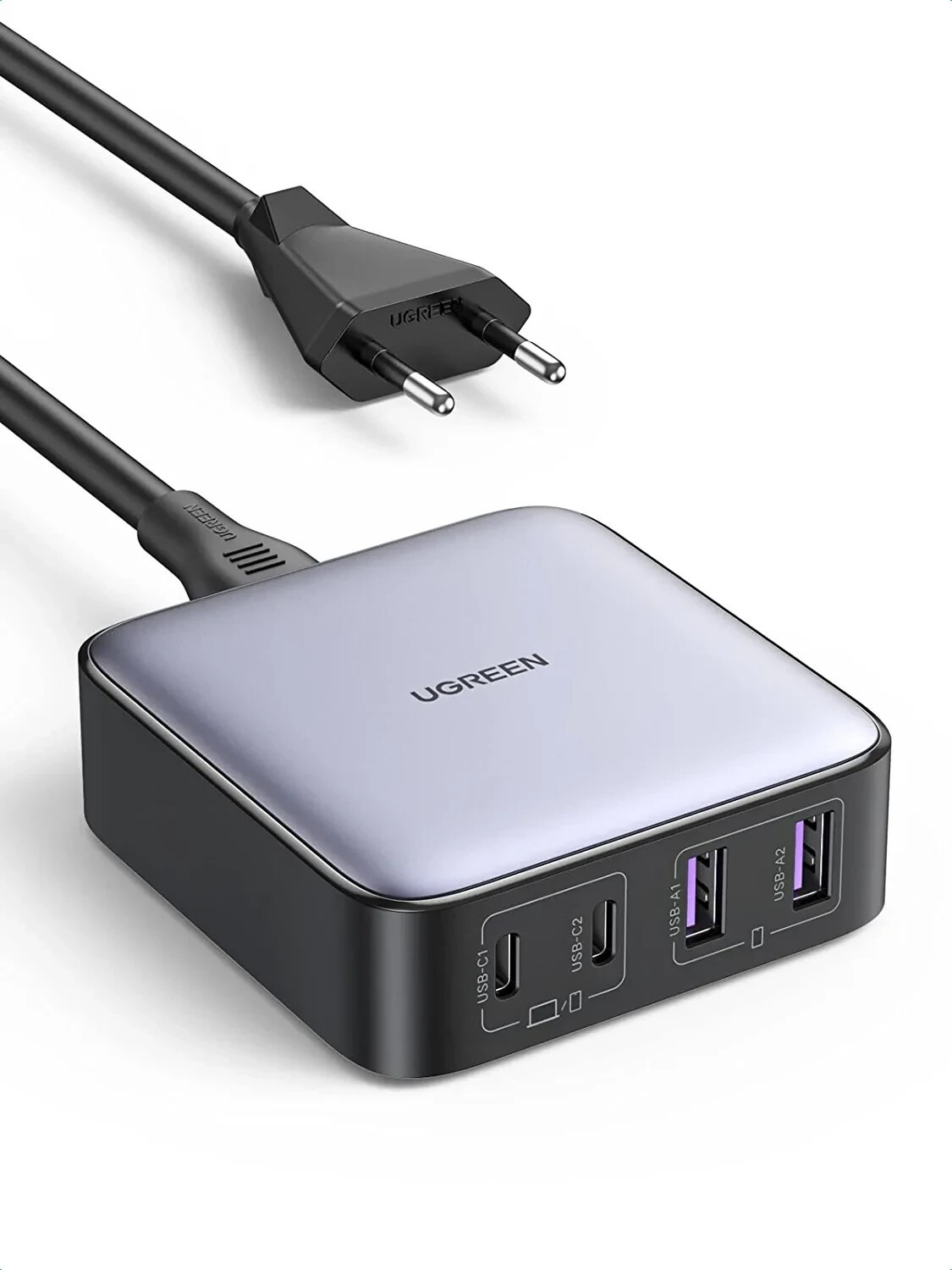 Ugreen Nexode 2*USB-A+ 2*USB-C 65W Desktop Fast Charger