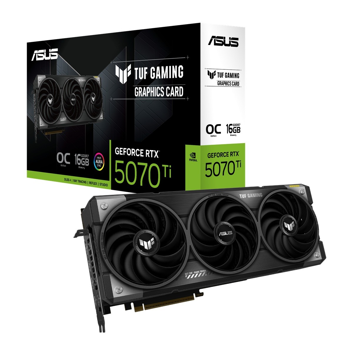 ASUS TUF Gaming GeForce RTX 5070 Ti OC - 16GB GDDR7, 2x HDMI, 3x DP