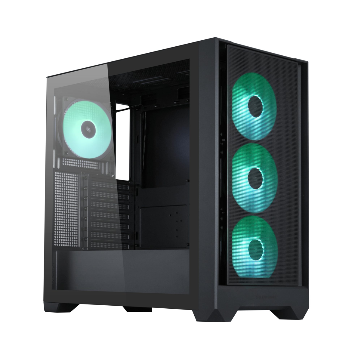 Silentware Flow 110 A-RGB Black | PC-Gehäuse