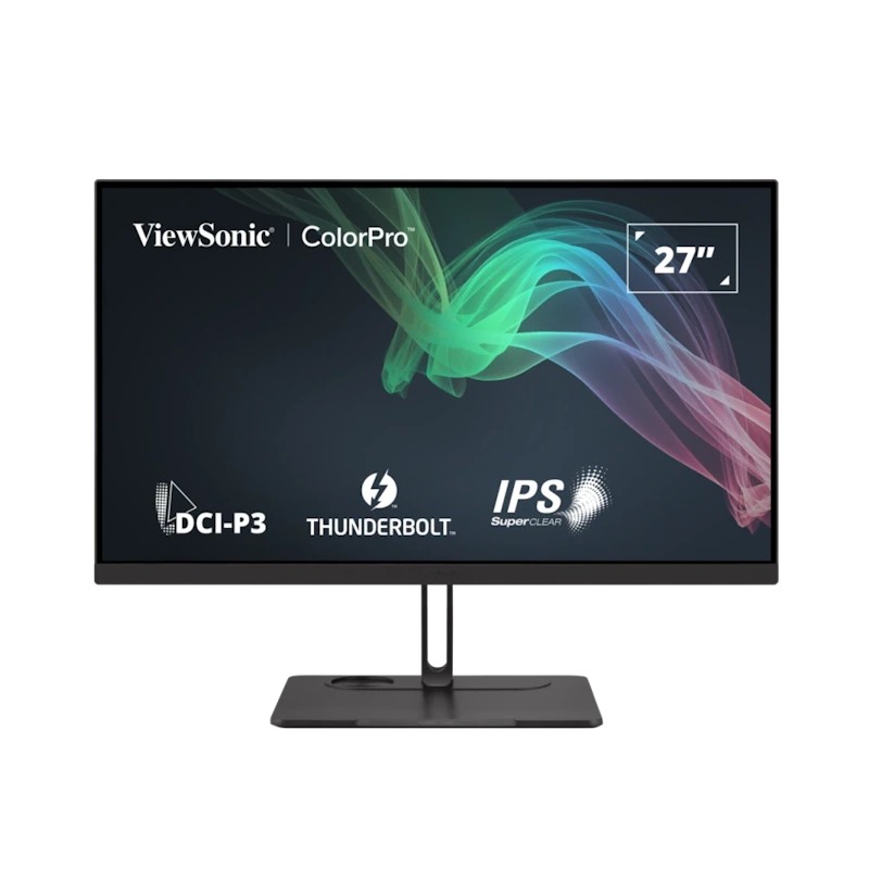 ViewSonic VP2776T-4K LED Fotografie Monitor 68,47 cm (27 Zoll) 98% DCI-P3, 100% sRGB, Pantone, USB-C Docking, 4K UHD, 16:9, 5ms,
