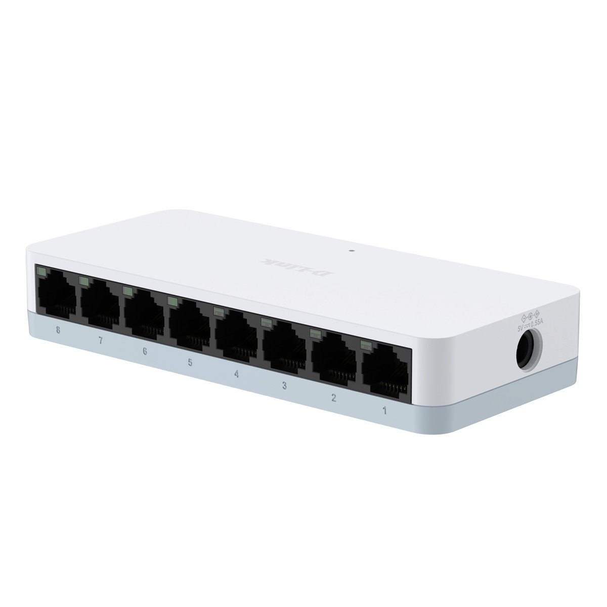D-Link DES-1008C Unmanaged Switch 8x Fast Ethernet, Desktop, Plug-and-Play