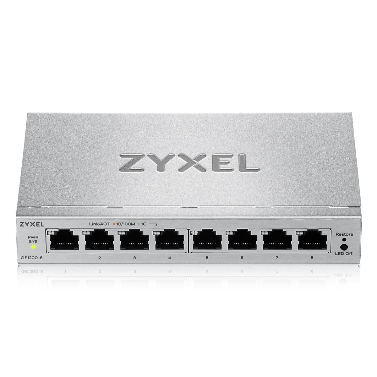 Zyxel GS1200-8v3 Smart Managed Switch 8x Gigabit Ethernet
