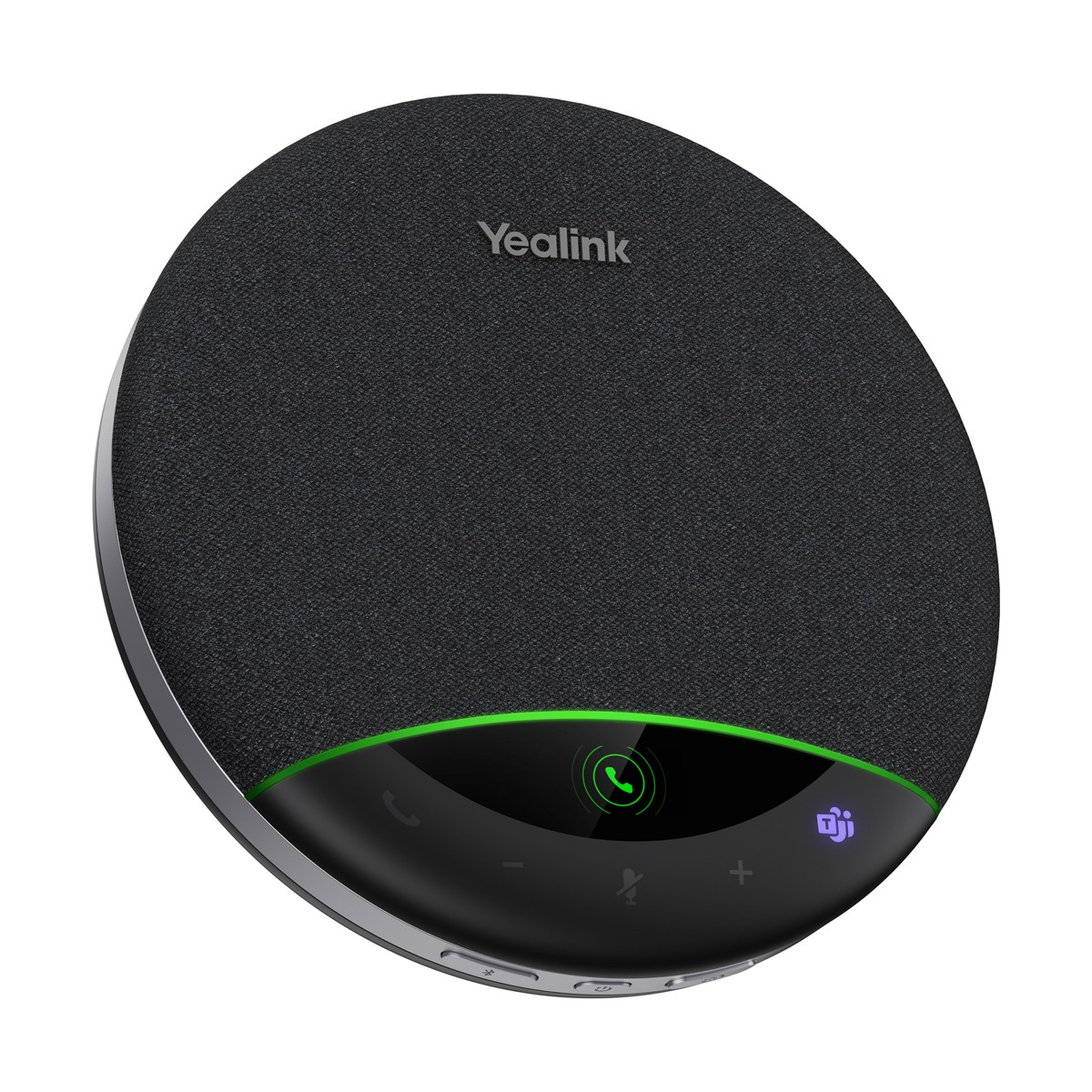 Yealink SP96 USB-C/A, Bluetooth Konferenzlautsprecher KI Geräuschunterdrückung, Mehrfachgerät-Paarung: Bis zu 8 Geräte, 6 Mikrof