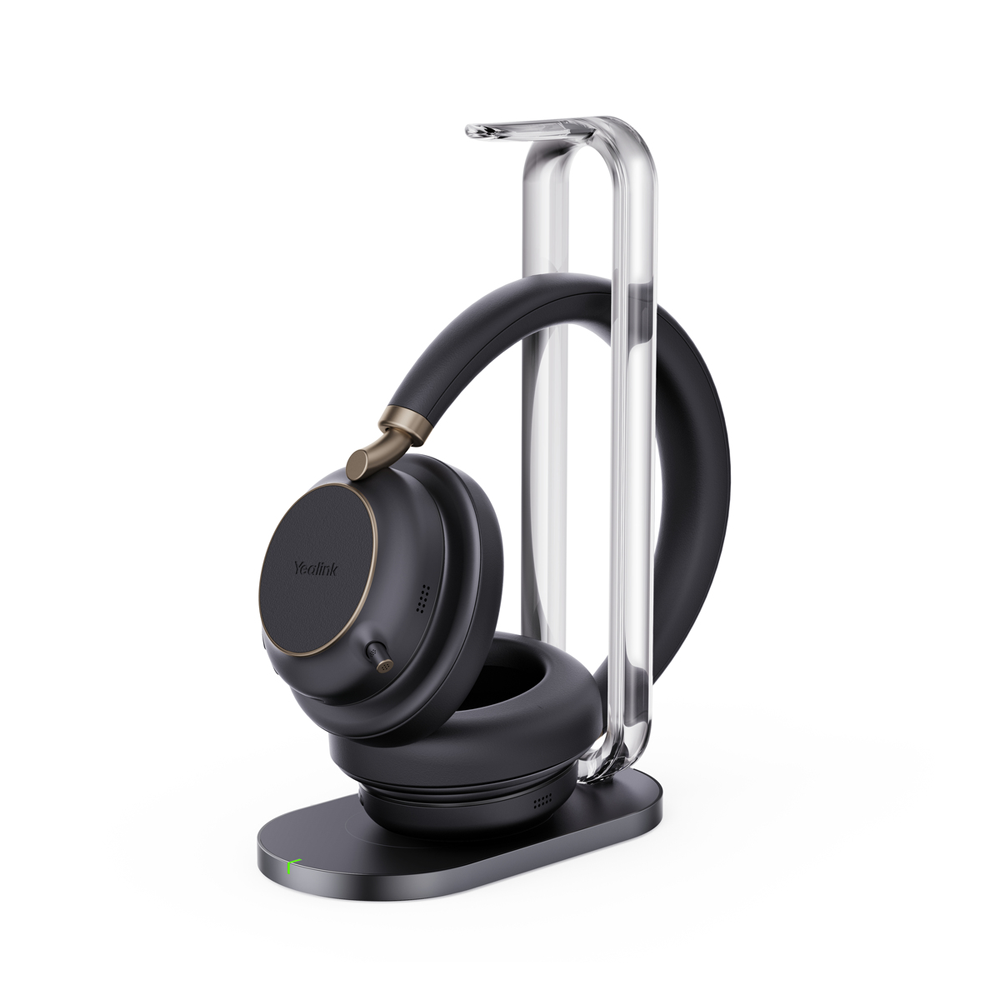 Yealink Headset BH 76 Plus inkl. Ladeständer UC Black USB-C/A