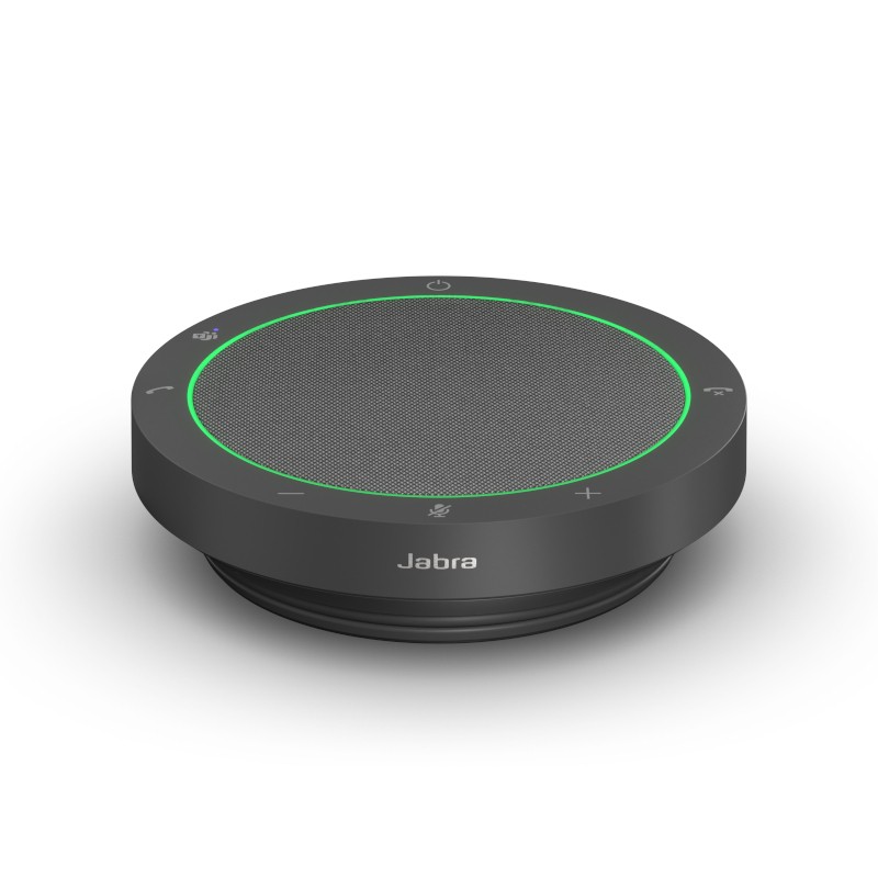 Jabra Speak2 40, Mobile Freisprecheinrichtung, Vollduplex Audio, Bis zu 32 Stunden Akkulaufzeit, 4 Mikrofone, USB-A- und -C-Ansc
