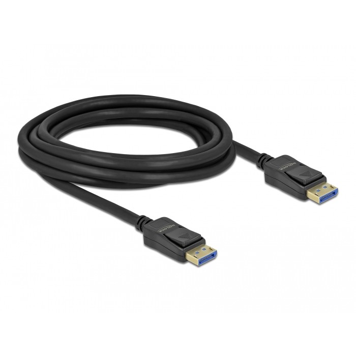 Delock DisplayPort Kabel 10K 60 Hz 54 Gbps Kunststoffgehäuse 3 m