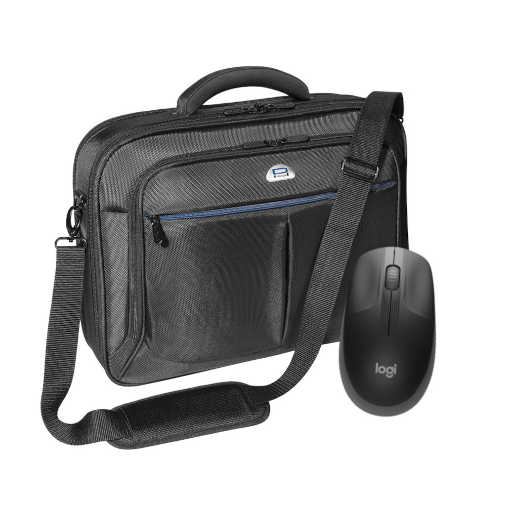 PEDEA Notebooktasche "Premium", 15,6" + Logitech M190 Maus