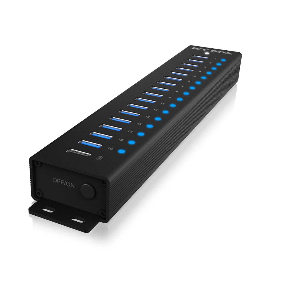 ICY BOX USB-Hub - 17-Port USB 3.2 Gen 1 Hub