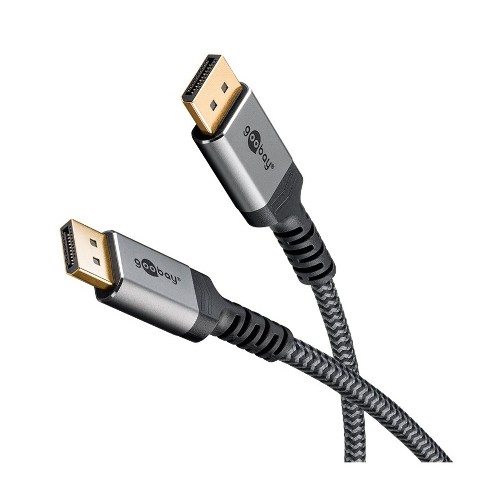 Goobay Plus DisplayPort-Kabel (8K@60Hz), 2.0 m