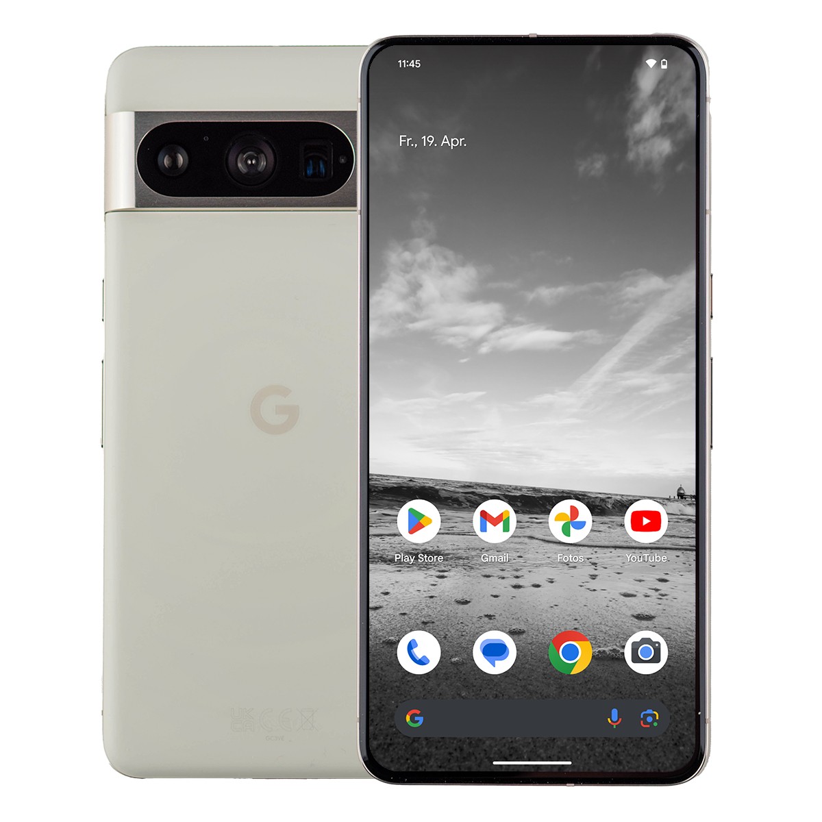 Google Pixel 8 Pro 512GB Porcelain 17cm (6,7") OLED Display, Android 14, 50MP Triple-Kamera