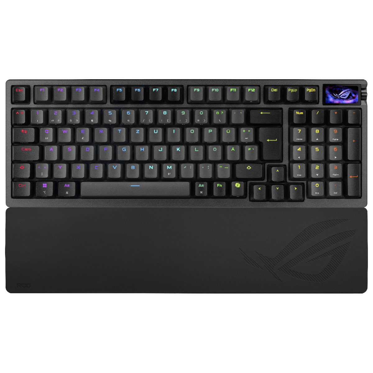 ASUS ROG Azoth 96 HE kabellose Gaming Tastatur mit magnetischen Switches und 8K-Polling-Rate