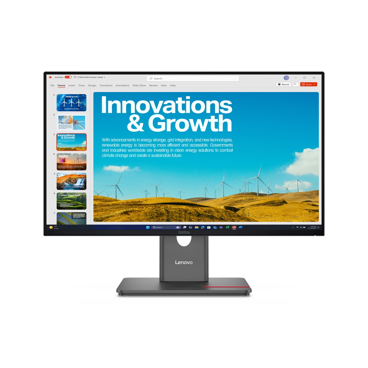 Lenovo ThinkVision P24QD-40 23.8" QHD IPS, 120HZ, 6ms, HDMI, DisplayPort, USB-C (PD 15W)