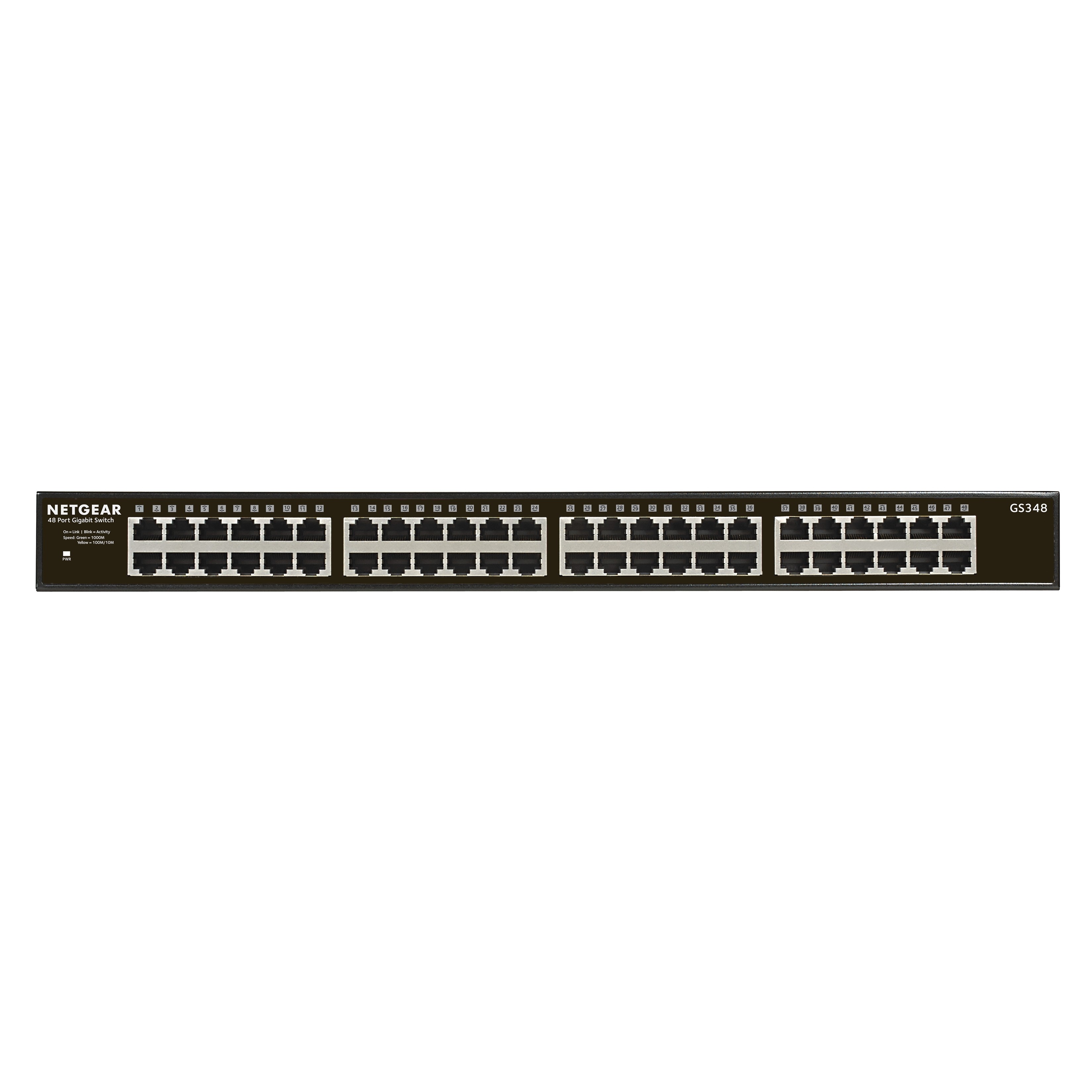 NETGEAR GS348 48-Port Unmanaged Switch [48x Gigabit Ethernet]
