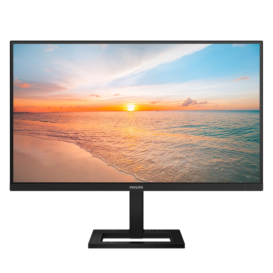 Philips 27E1N1900AE 27 Zoll Ultra HD Monitor, höhenverstellbar, Laustprecher, HDR10 (3840x2160, 60 Hz, 2x HDMI 2.0, USB-C (65W P